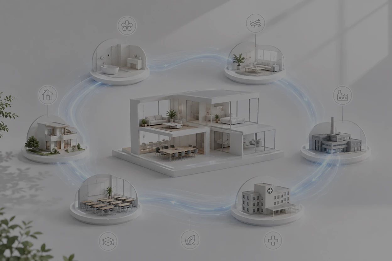 Range of ventilation equipment