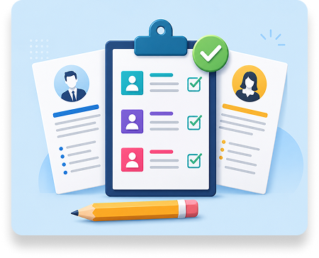 Document checklist illustration