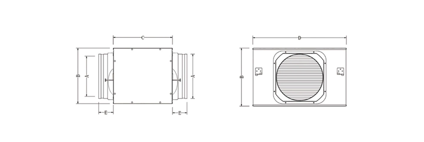 ICONIC Filter Box dimension diagram